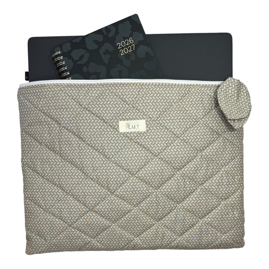 Gray Harmony Matching - Laptop Sleeve & Pencil/Glasses Case - Special Bundle