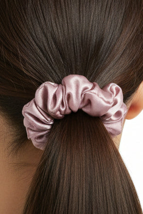 Rose Gold - Set of 2 Satin Scrunchies