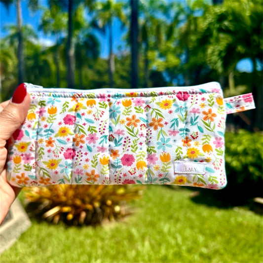 Flowering Pencil & Glasses Case