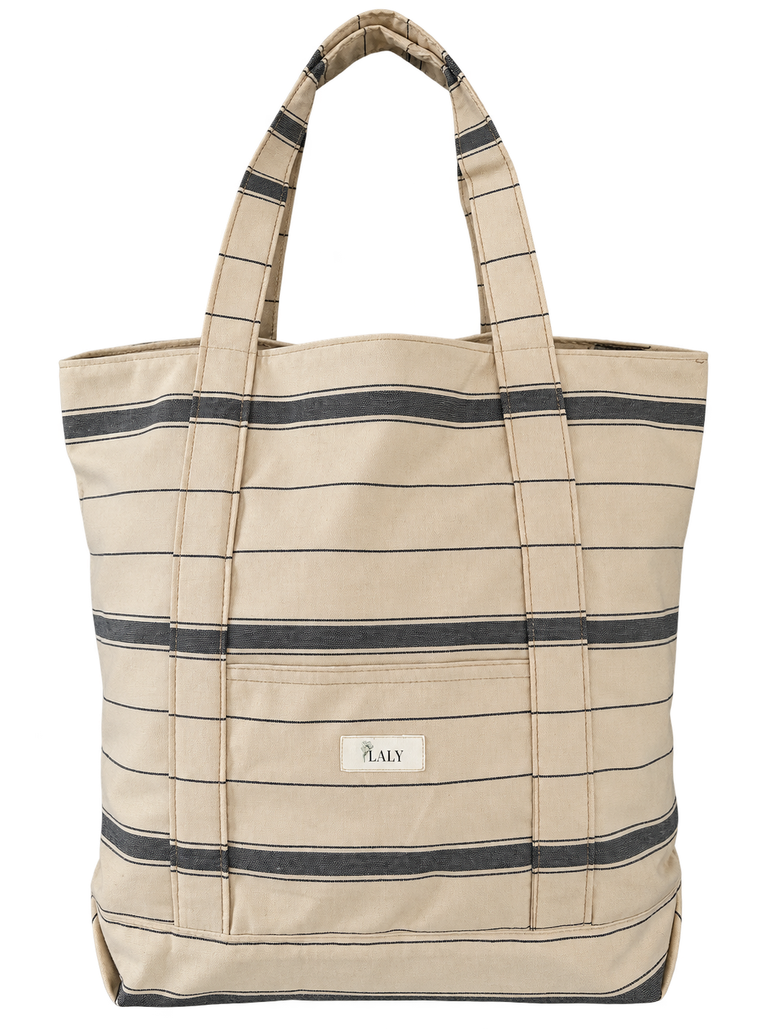 Canva & Lines Tote Bag
