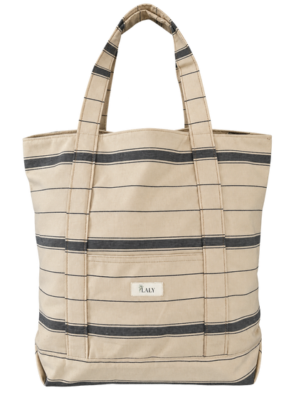 Canva & Lines Tote Bag