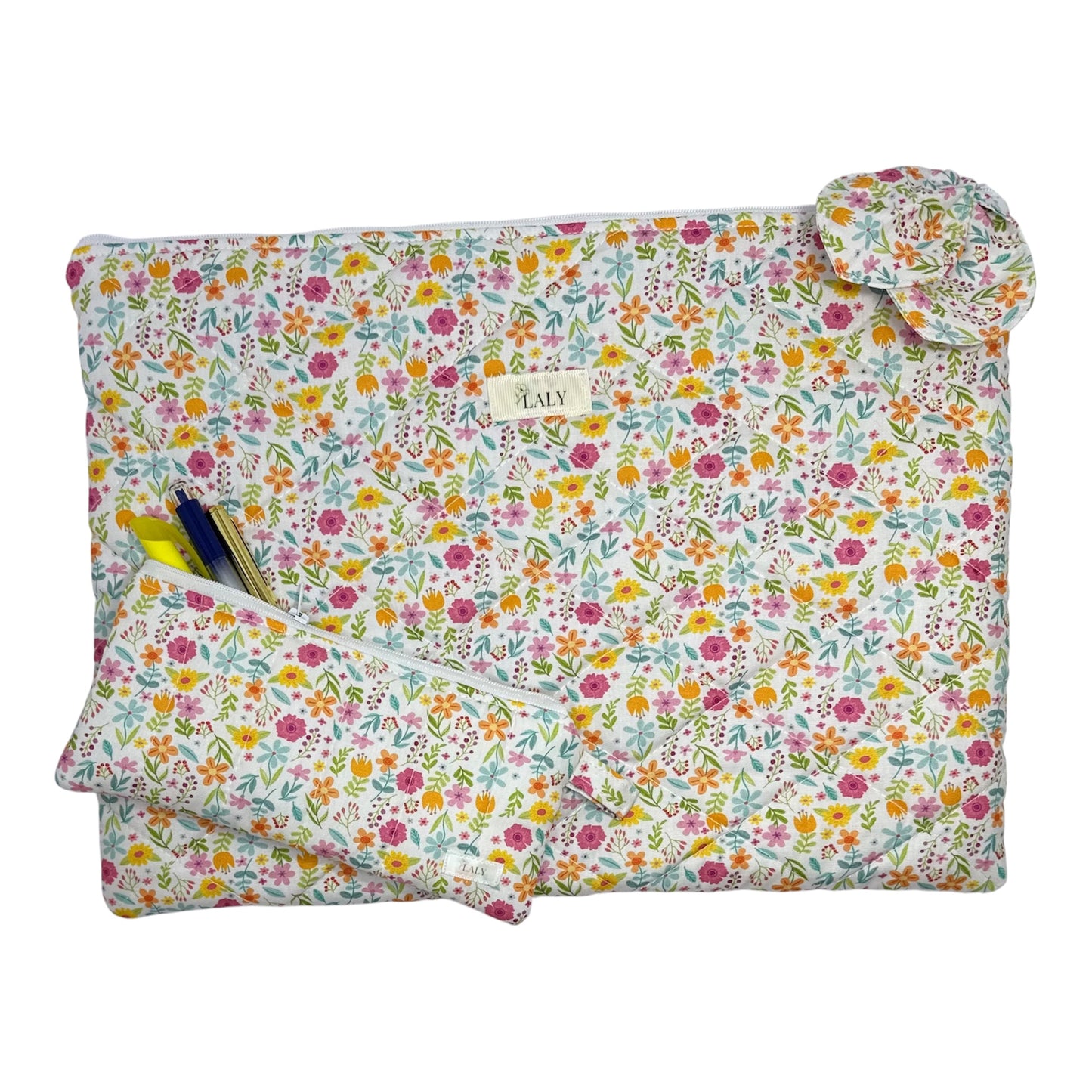 Flowering Matching - Laptop Sleeve & Pencil/Glasses Case - Special Bundle