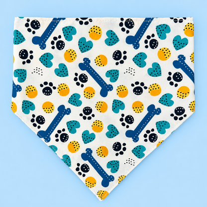 🐶 Scrunchies Pet Bandanas - Little Bones