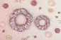 Rose Gold - Set of 2 Satin Scrunchies