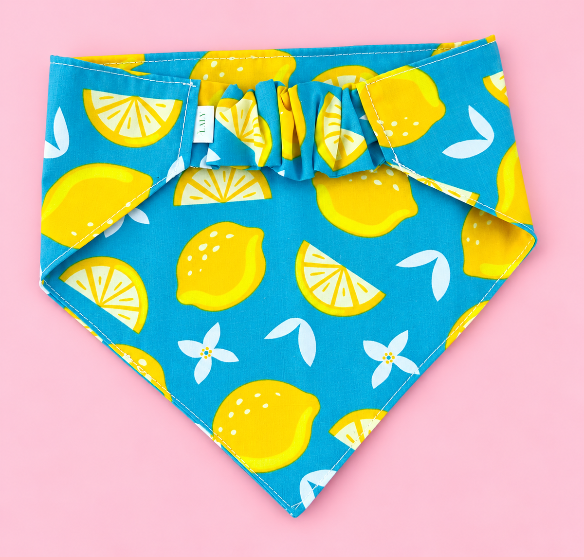🐶 Scrunchies Pet Bandanas - Lemon