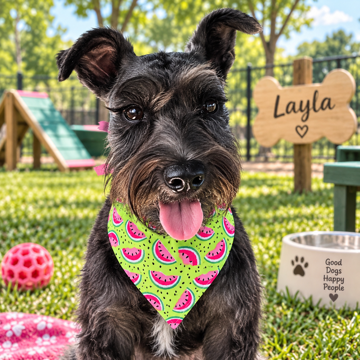 🐶 Scrunchies Pet Bandanas - Melon