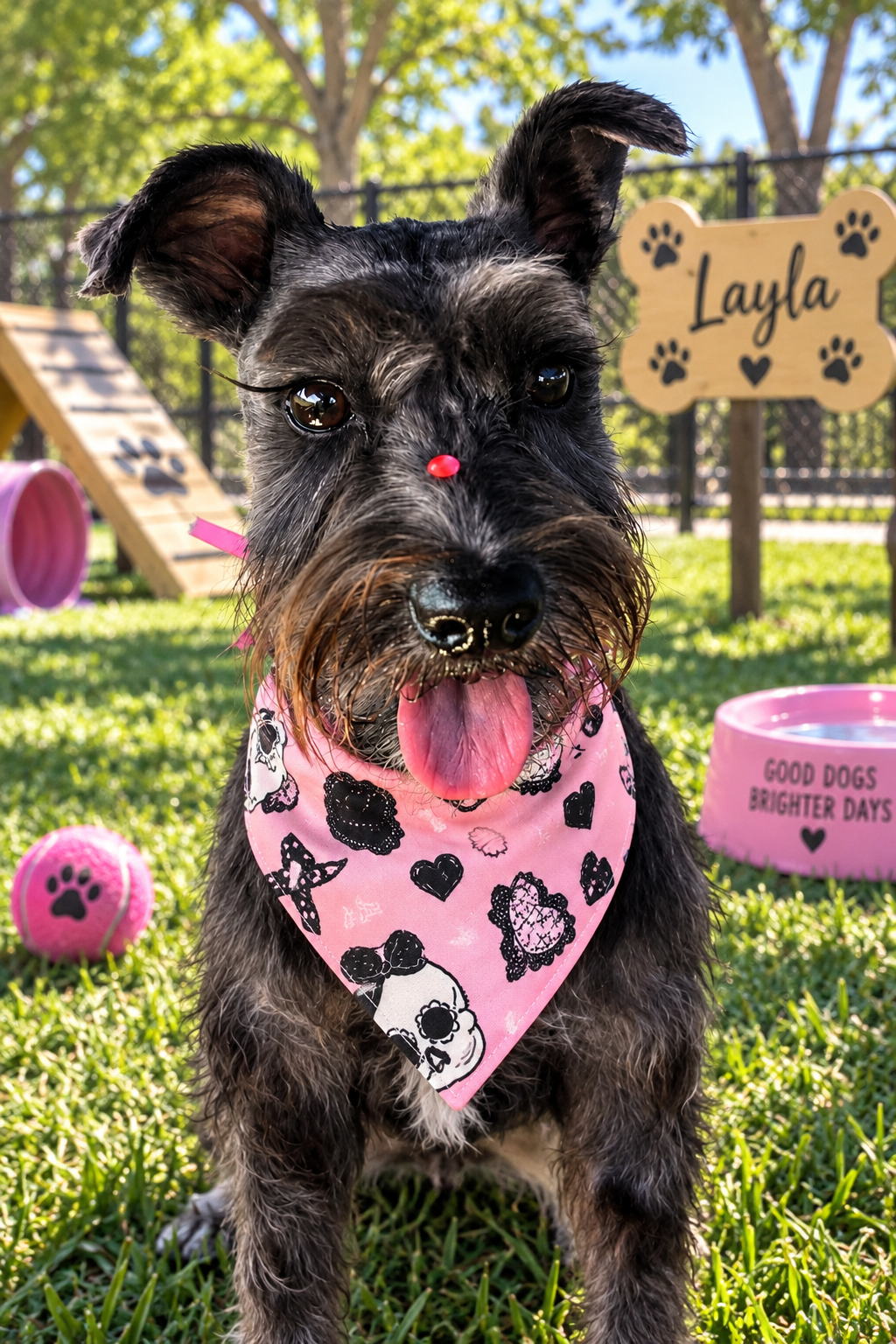 🐶 Scrunchies Pet Bandanas - Skeleton